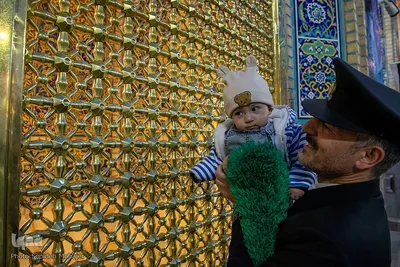 حرم امام رضا(ع) در شب میلاد حضرت معصومه(س)