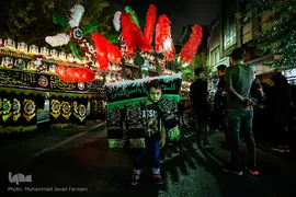 مراسم عزاداری شب عاشورای حسینی در تهران