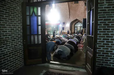 مراسم معنوی اعتکاف در تبریز