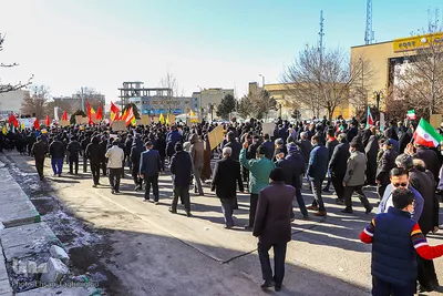 راهپیمایی حمایت از مردم مظلوم یمن در زنجان‎‎