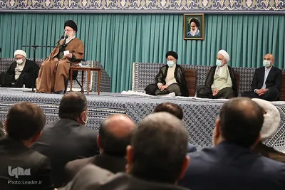 دیدار مسئولین و سفرای کشورهای اسلامی با رهبر انقلاب