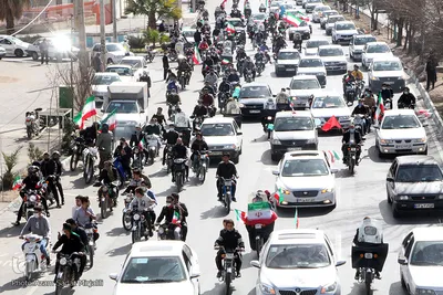 متفاوت ترین راهپیمایی 22 بهمن در یزد‎