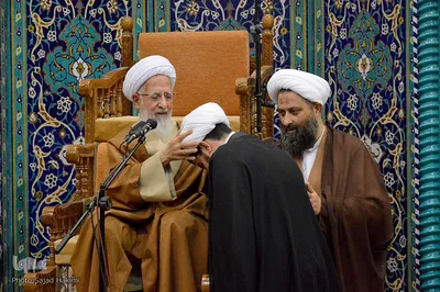 جشن عمامه گذاری طلاب در میلاد امام زمان(ع) در قم