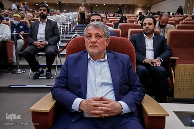 محسن هاشمی، رئیس شورای هشر تهران در مراسم بزرگداشت شهدای شهریورماه