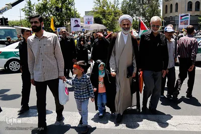 حضور شخصیت ها و مسئولین نظام در راهپیمایی روز قدس