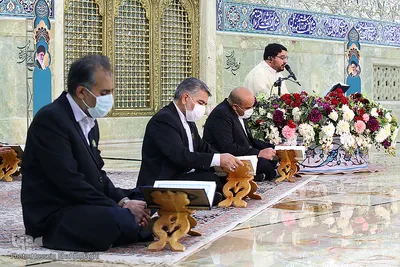 ترتیل‌خوانی در حرم حضرت معصومه(س)