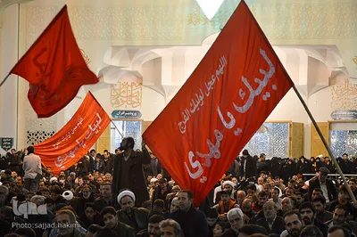 یه گزارش از مراسم عزاداری سالروز  شهادت حضرت معصومه(س)