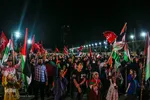 تجمع اعتراض آمیز به جنایات رژیم صهیونیستی امیرحسین عظیمی‎