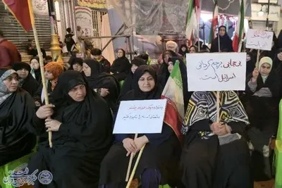هشتاد و پنجمین اجتماع باشکوه مردم بابلسر در دفاع از میهن