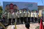 راهپیمایی روز قدس همراه با تشییع دو شهید در یزد‎