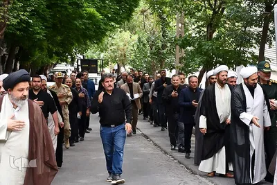 عزاداری خیابانی مردم ماکو در سالگرد عروج امام خمینی(ره)‎