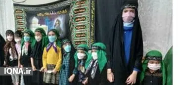 اهدای ۵۰ جلد کتاب به دختران هم‌نام حضرت رقیه(س) در دشتی 