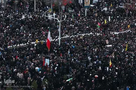 تشییع پیکر مطهر سردار شهید سپهبد قاسم سلیمانی درقم