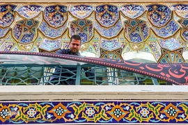 آیین سنتی «اذن عزا» در حرم مطهر امام رضا(ع)
