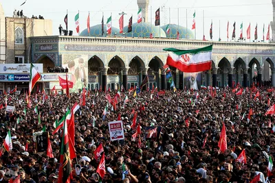 تشییع رهبر شهید در قم 
