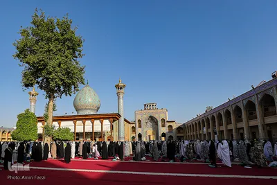 اقامه نماز عید سعید فطر در حرم مطهر شاهچراغ (ع)