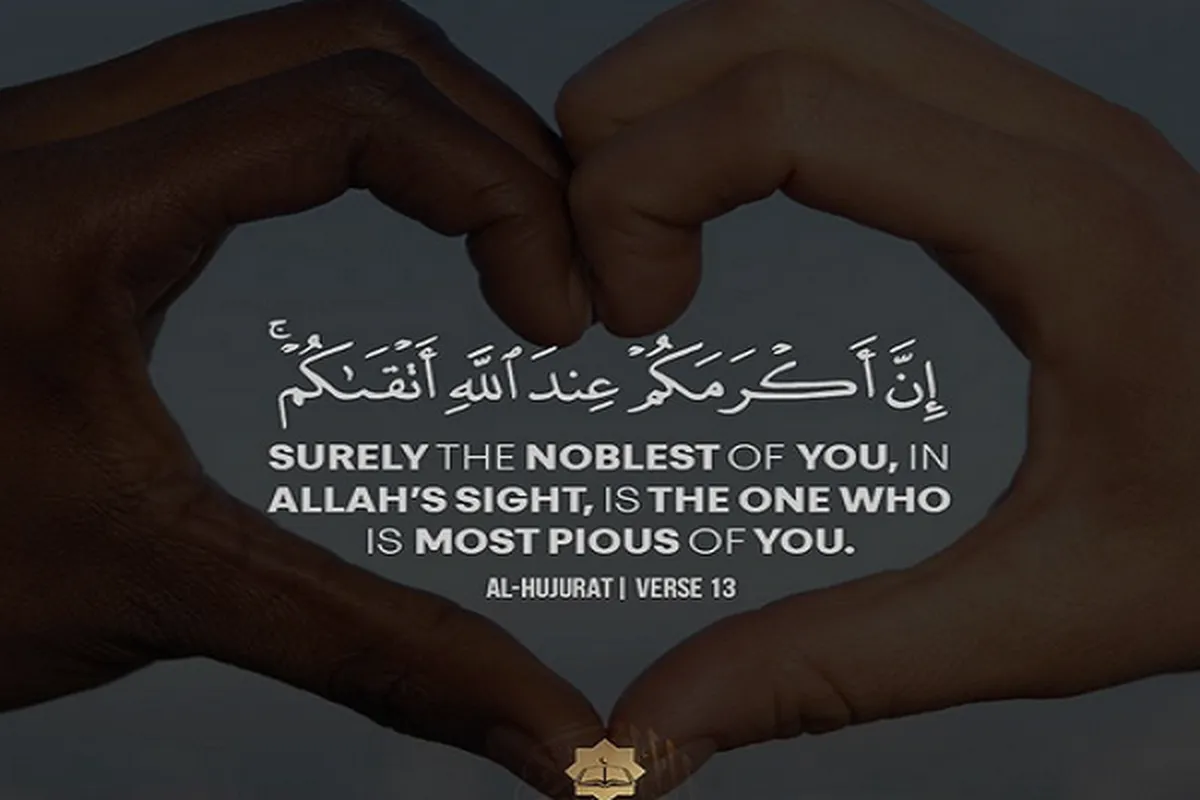 Most Honorable People before God Are Most Pious Ones  