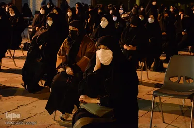 عزداری شب هشتم ماه محرم در مسجد کبود‎‎