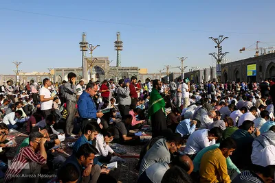 مراسم دعای عرفه در حرم مطهر رضوی