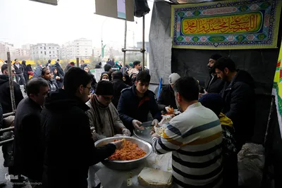 مواکب مسیر منتهی به مسجد جمکران