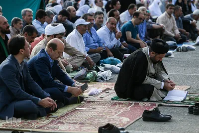 نماز عید سعید فطر در جوار سیدالکریم (ع)