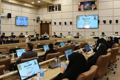 مراسم تجليل از خبرنگاران فعال حوزه فرماندهی انتظامی فارس