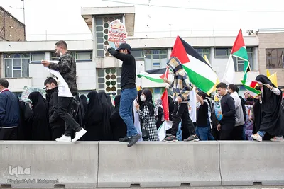 راهپیمایی روز قدس در قزوین‎‎