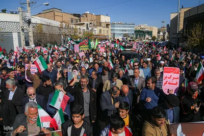 راهپیمایی ۹دی در شیراز