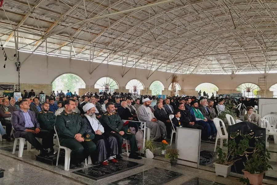 سالگرد شهادت شهید مدافع حرم «جواد دوربین» در انزلی برگزار شد
