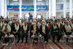 مراسم حماسه حضور بسیجیان در حرم شاهچراغ(ع)