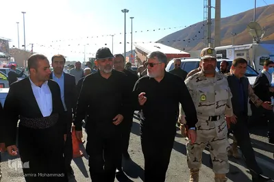 بازدید احمد وحیدی، وزیر کشور از مرز تمرچین