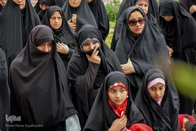 تشییع پیکرهای مطهر 7 شهید گمنام دوران دفاع مقدس در اهواز  