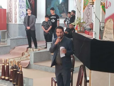 مراسم پاسداشت یاد و خاطره شهدای خدمت توسط ورزشکاران اهری