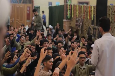 اعتکاف دانش آموزی در مرند