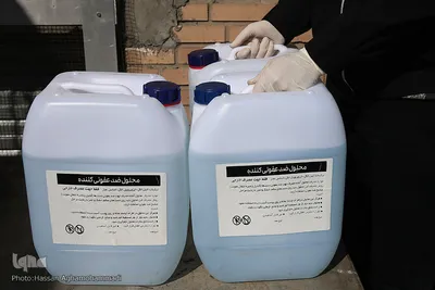 مراسم افتتاحیه خط تولید ماسک و مواد ضدعفونی کننده ستاد اجرایی فرمان امام(ره)