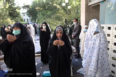 نماز با شکوه عید سعید فطر در مسجد دانشگاه تهران
