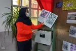 نمایشگاه جهاد تبیین در مدارس ملایر