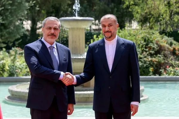 Emir Abdullahiyan ve Fidan Filistin'i görüştü