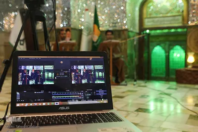 مراسم جز خوانی مجازی در امام زاده ها
