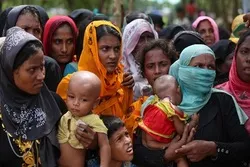 Pameran Penderitaan Perempuan Muslim Rohingya di Tempat Parlemen Eropa