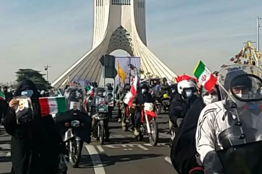 فیلم | راهپیمایی موتوری با صدای اخشابی