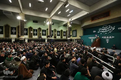 دومین شب عزاداری فاطمیه در حسینیه امام خمینی(ره)