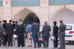 طبخ و توزیع آش گندم در یزد‎