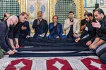 شال اندازی ذاکرین اهل بیت (ع) در کرج
