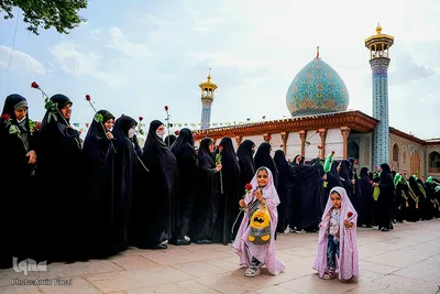 گلباران حرم مطهر حضرت شاهچراغ(ع)‎‎