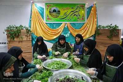 آشپزخانه و مهمان‌سرای حرم امام رضا (ع) در ماه مبارک رمضان