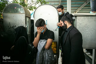 خاکسپاری پیکر شهید مدافع حرم مهدی بختیاری