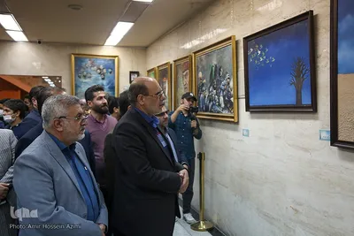 افتتاحیه نمایشگاه هنرهای تجسمی هنرمندان شاهد و ایثارگر جنوب کشور