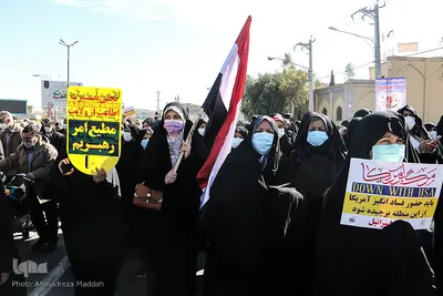 تظاهرات مردمی علیه کشتار مسلمانان مظلوم یمن در شیراز‎‎