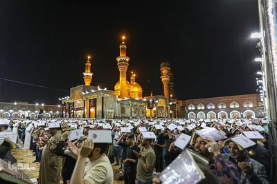 مراسم احیای شب ۲۳ رمضان در آستان مقدس کاظمیه (ع)